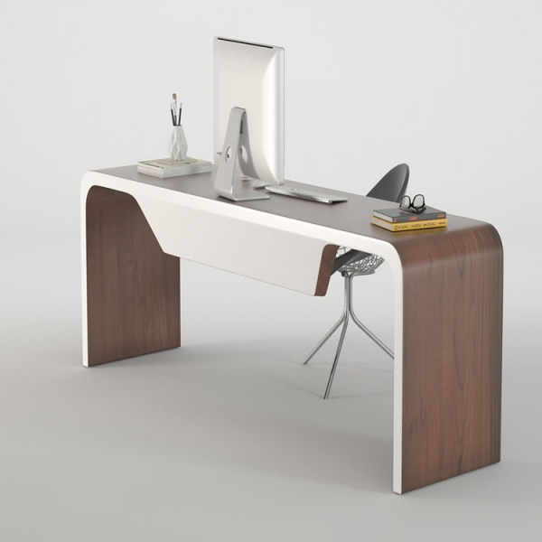 Home office table desk solid wood office table