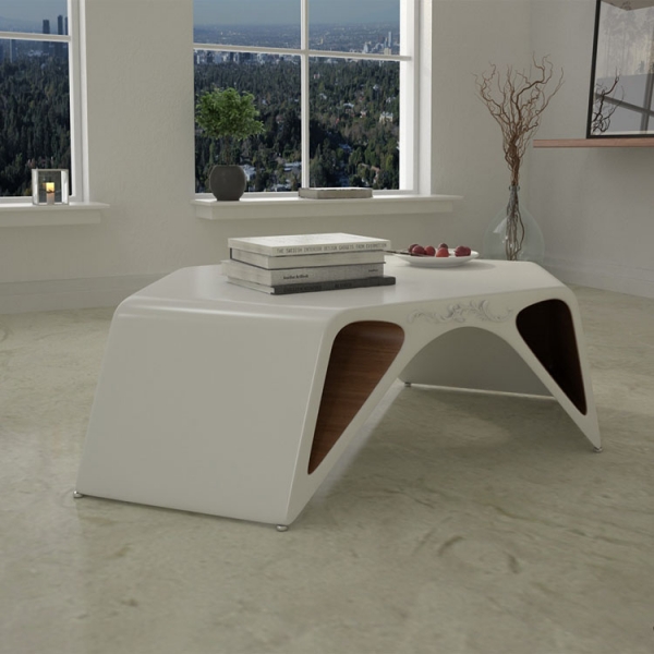 Pentagon shape white office tables modular customize