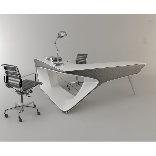 Modern Design L Shaped Office Furniture Desk White-Shenzhen Onebest  Furniture Co.,Ltd