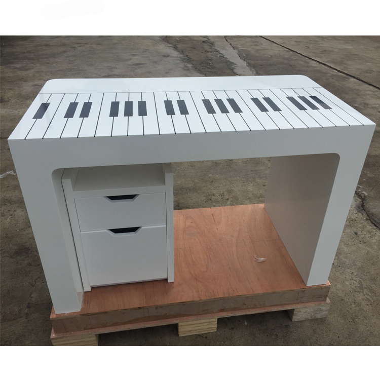 Piano Design Front Desk Office File Cabinet