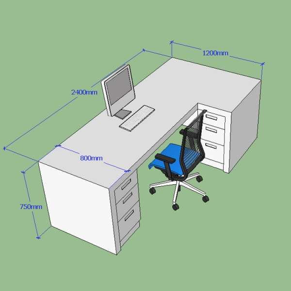 Luxury design solid wood office tables and chairs director