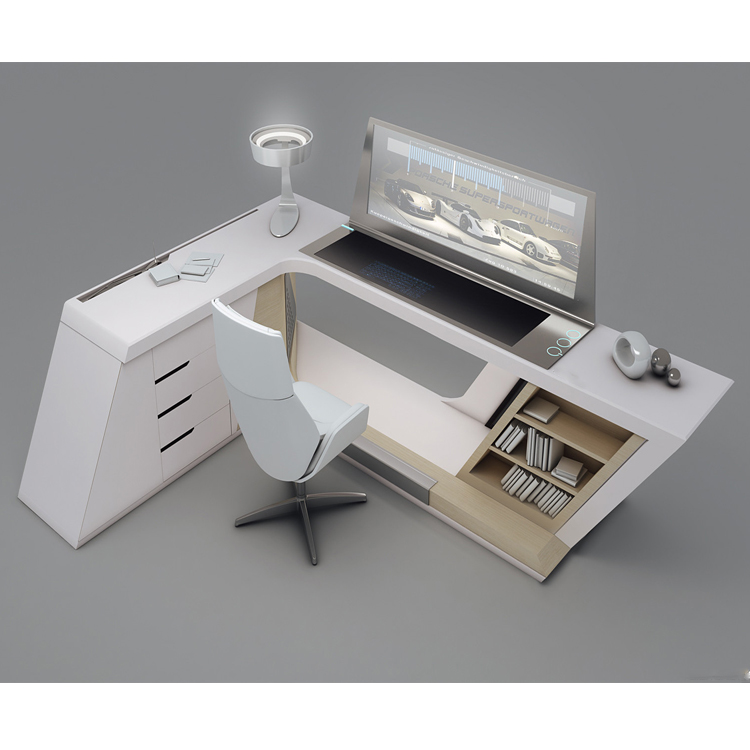 L shape furniture executive office table ceo desk