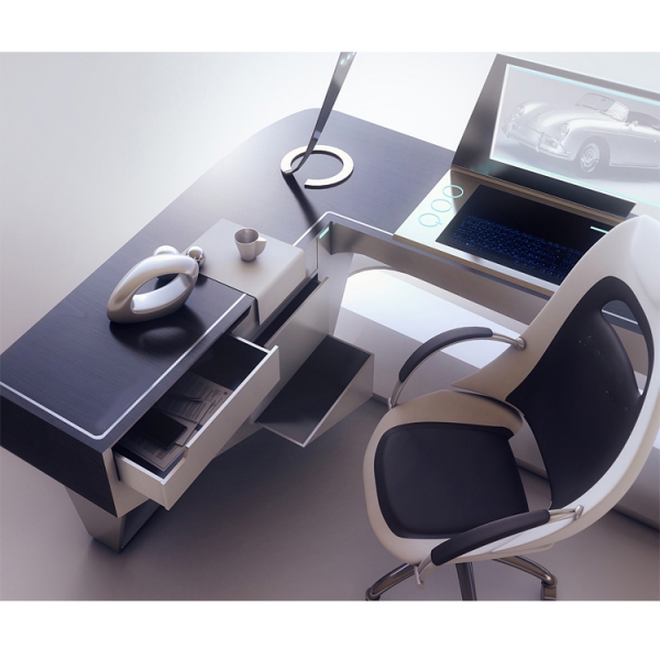 L shape furniture executive office table ceo desk