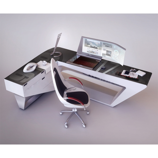 L shape furniture executive office table ceo desk