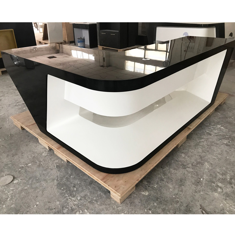 Hand Made Corian Stone Executive Office Table Desk