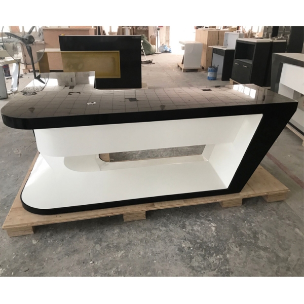 Hand Made Corian Stone Executive Office Table Desk