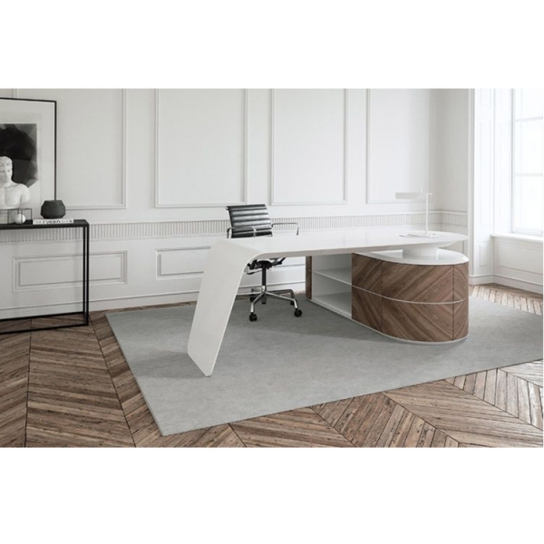 Idea L Shape Office Desk Furniture Wooden Table