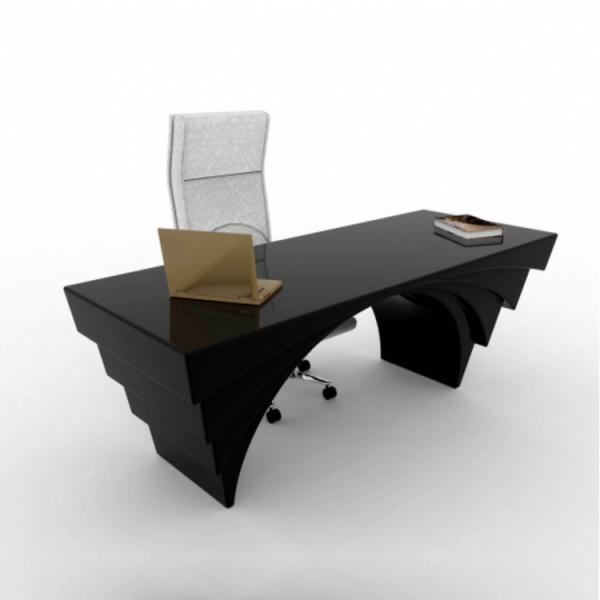 Factory Price Dious Black Executive Modern Office Desk