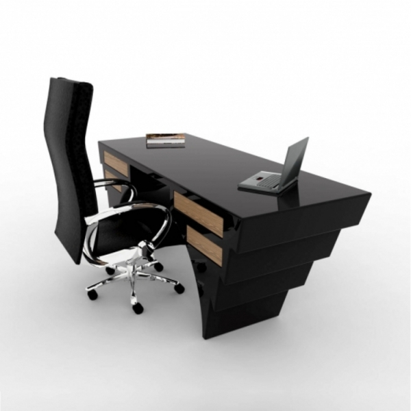 Factory Price Dious Black Executive Modern Office Desk