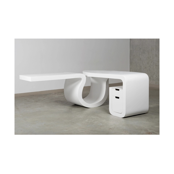 Hi-macs Solid Surface Stone Executive Office Furniture Desk for CEO