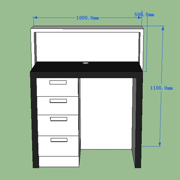 Front counter used reception desk salon reception desk