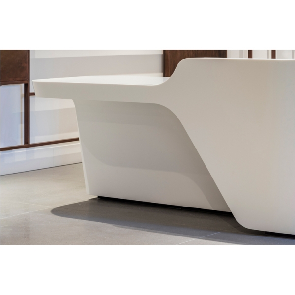 Custom made artificial marble nurse station reception desk furniture