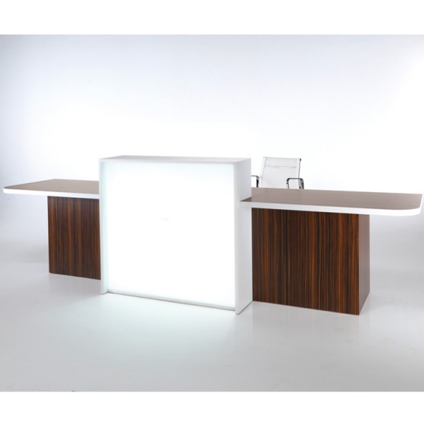 Special Shape Reception Desk Furniture Front Table