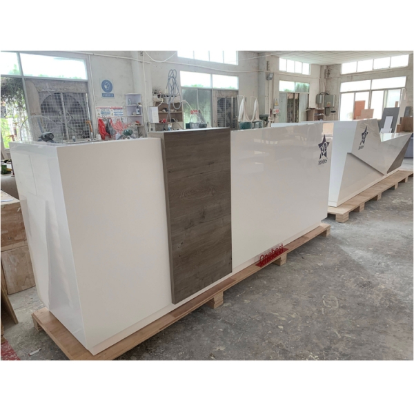 Fashion Style Custom Design Marble Reception Desk