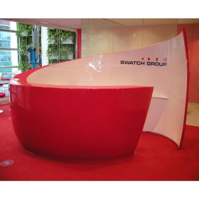 Competitive Price Small Round Reception Desk for Salo...