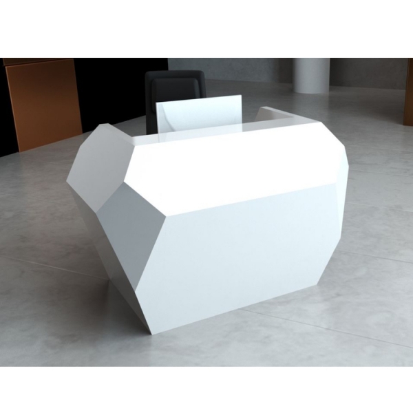 Small White Invite Reception Desk Office Unique Design