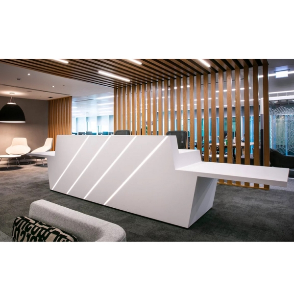 Beauty Faces Salon Shop Reception Counter Radiant Service Table