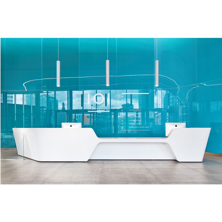 Long Size Nurse Station Reception Desk Furniture