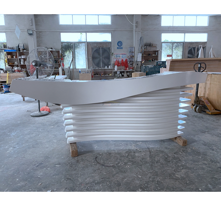 Special Design Office Furniture Customized Front Reception Desk