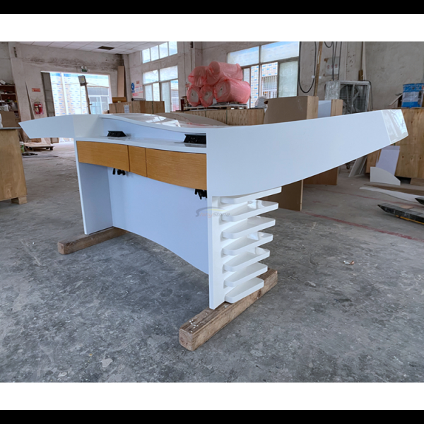 Special Design Office Furniture Customized Front Reception Desk