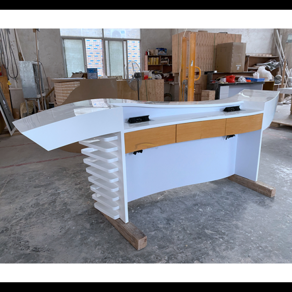 Special Design Office Furniture Customized Front Reception Desk