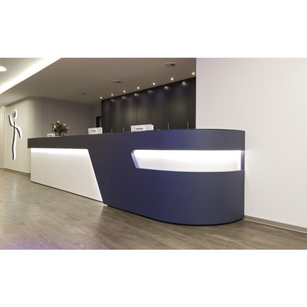 Artificial Stone Front Counter Salon Cash Store Reception Desk