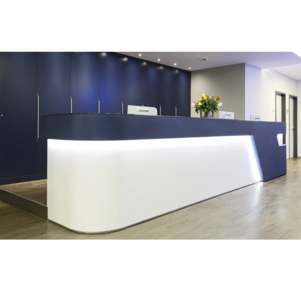 Artificial Stone Front Counter Salon Cash Store Reception Desk