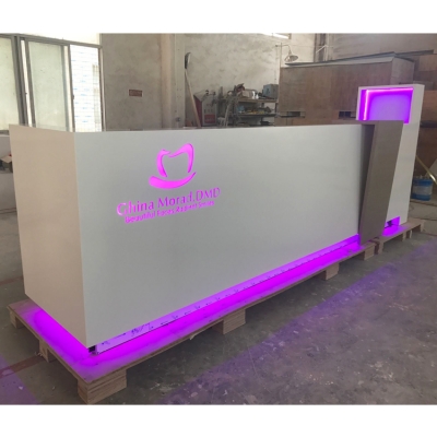 Office Buidling LED Restaurant Desk Reception Counter