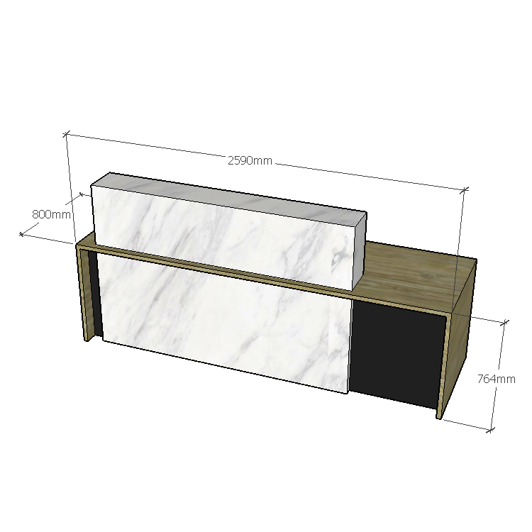 Customer Service Reception Desk Salon Front Desk Reception-Onebest ...