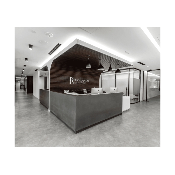 Corian Solid Surface Reception Desk Counters for Fitness Studio