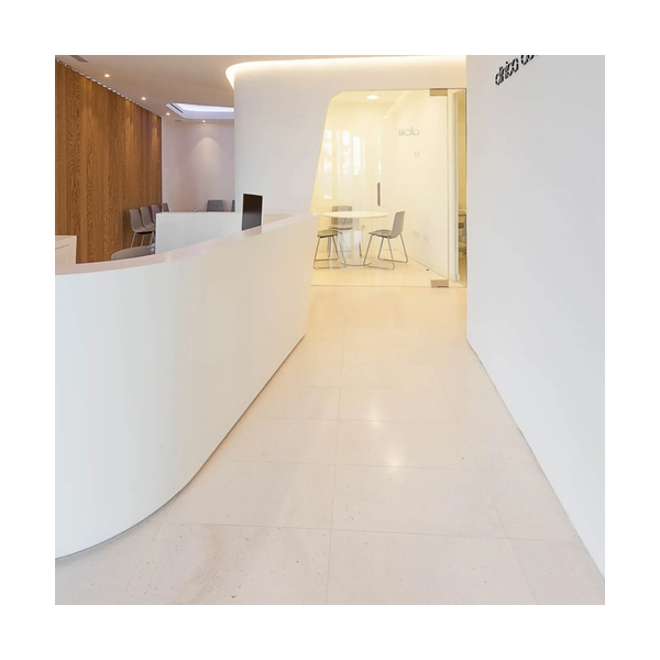 Ada Design Eye Clinic Stone Reception Table L-shape Front Counter