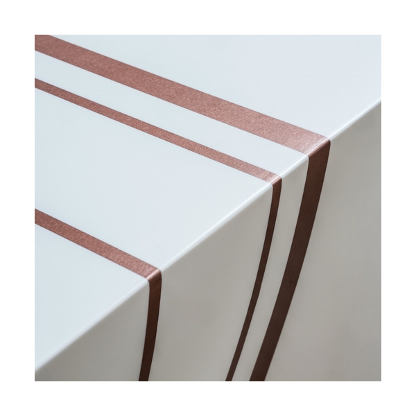 Small Size Hanex Solid Surface Cloth Store Reception Desks