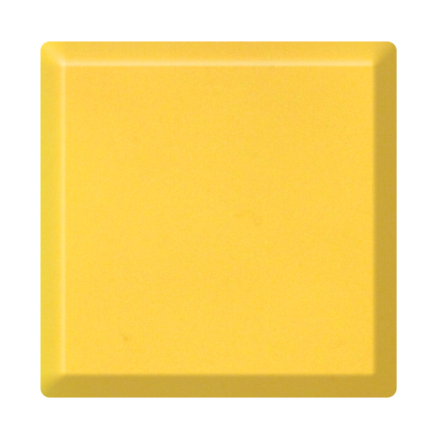 Light yellow acrylic solid surface slab
