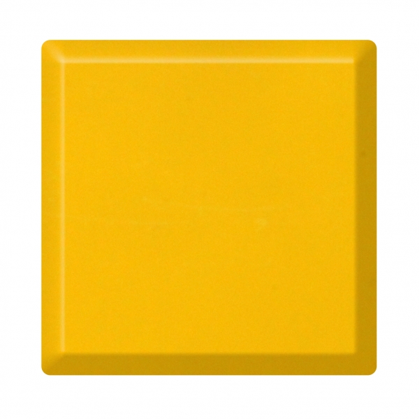 Yellow acrylic solid surface material