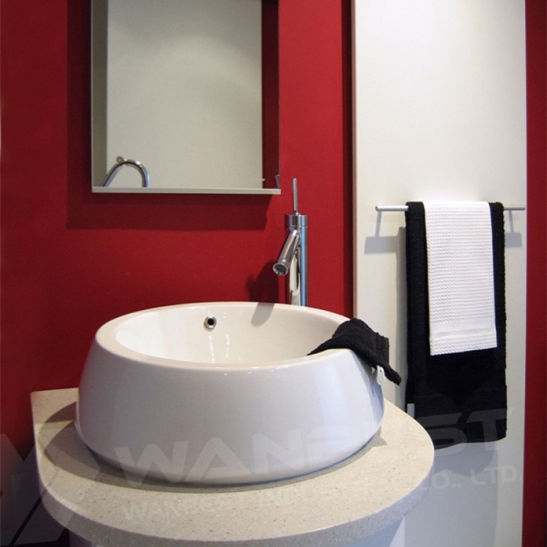 Corian Acrylic Solid Surface Bathroom Cabinet Wash Basin