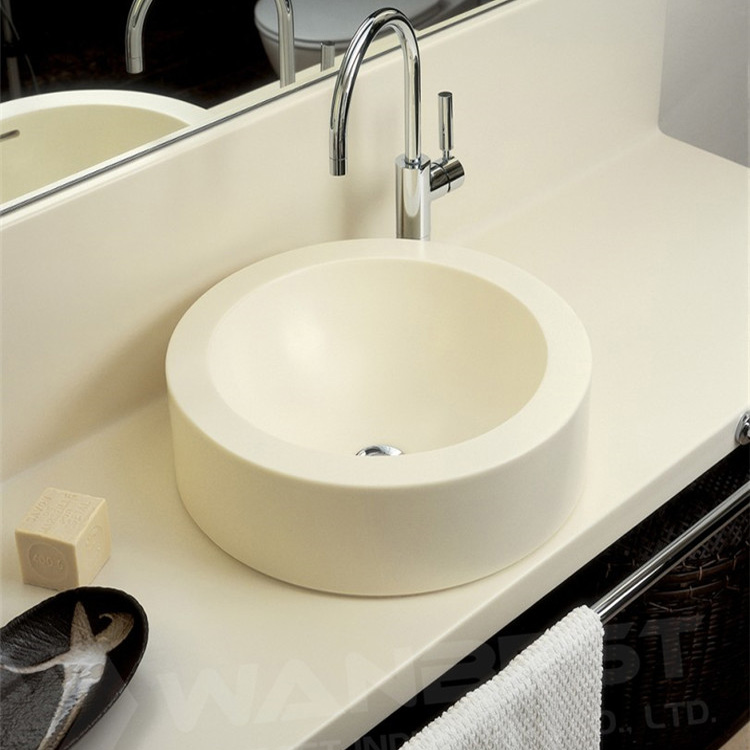 Hot Sale Artificial Stone Oval Wash Basin Price