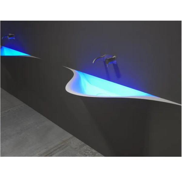 High End Design Wall Hung Hand Wash Basin Sink for Bathroom Furniture