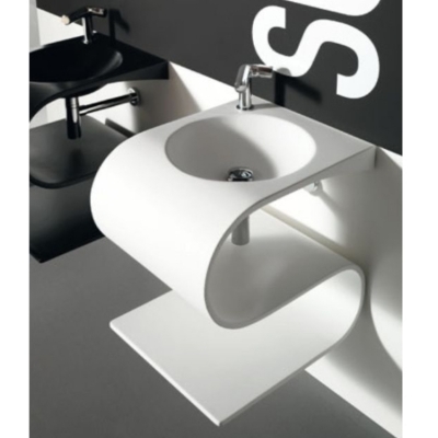 S Shape High End Vanity Sink Bathroom Wash Basin...